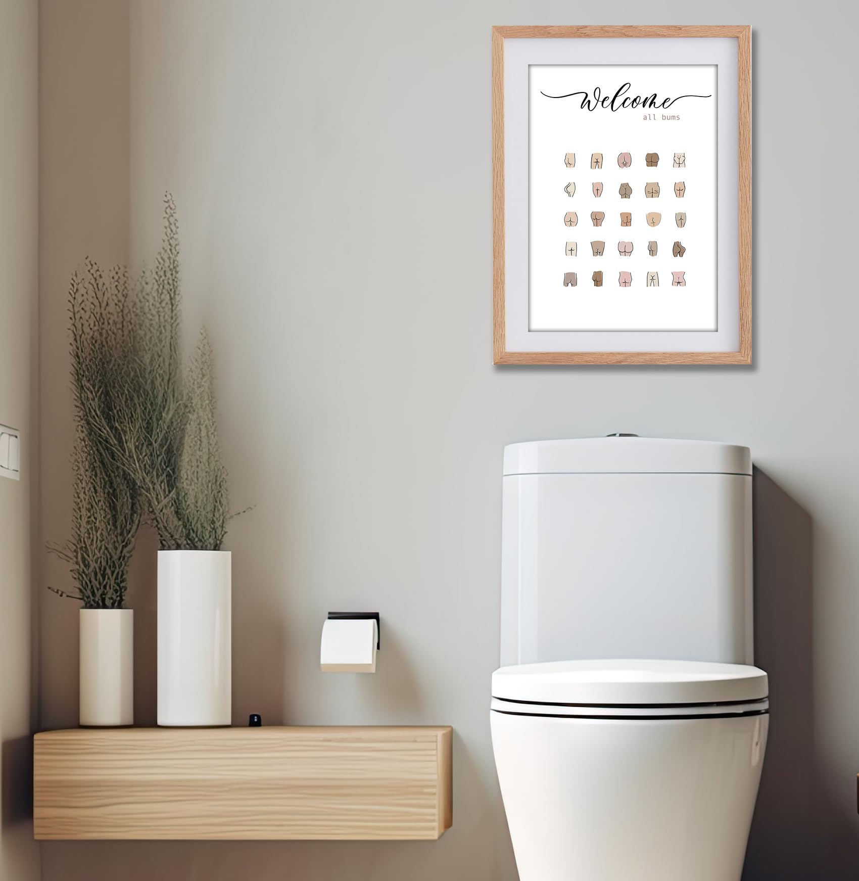 artpin® Badezimmer Poster – Lustige & moderne Wandbilder fürs WC und Bad
