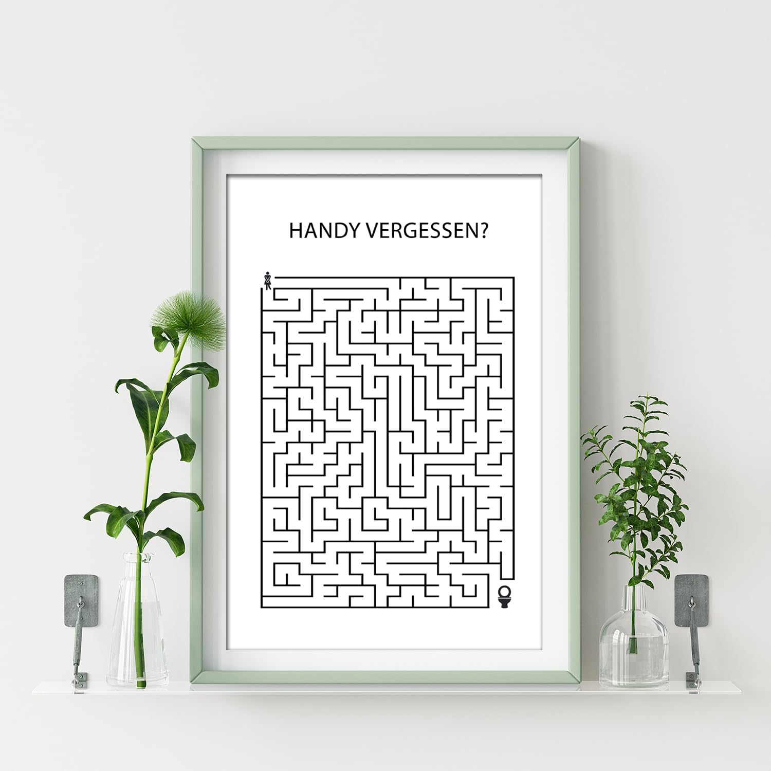 artpin® Badezimmer Poster – Lustige & moderne Wandbilder fürs WC und Bad