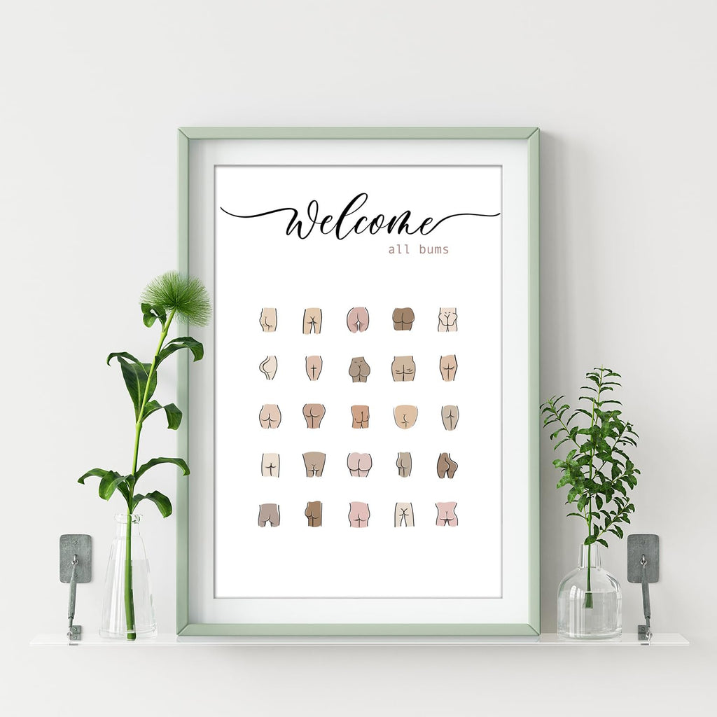 artpin® Badezimmer Poster – Lustige & moderne Wandbilder fürs WC und Bad