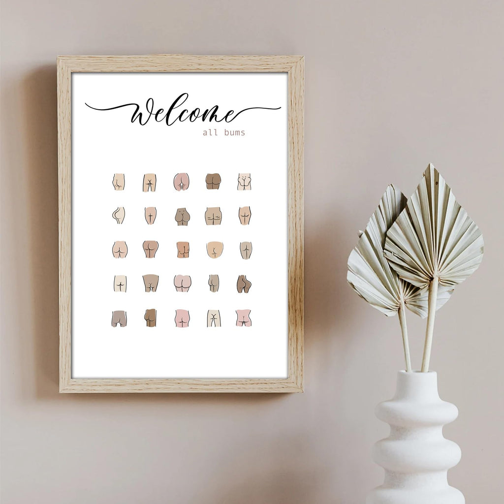 artpin® Badezimmer Poster – Lustige & moderne Wandbilder fürs WC und Bad