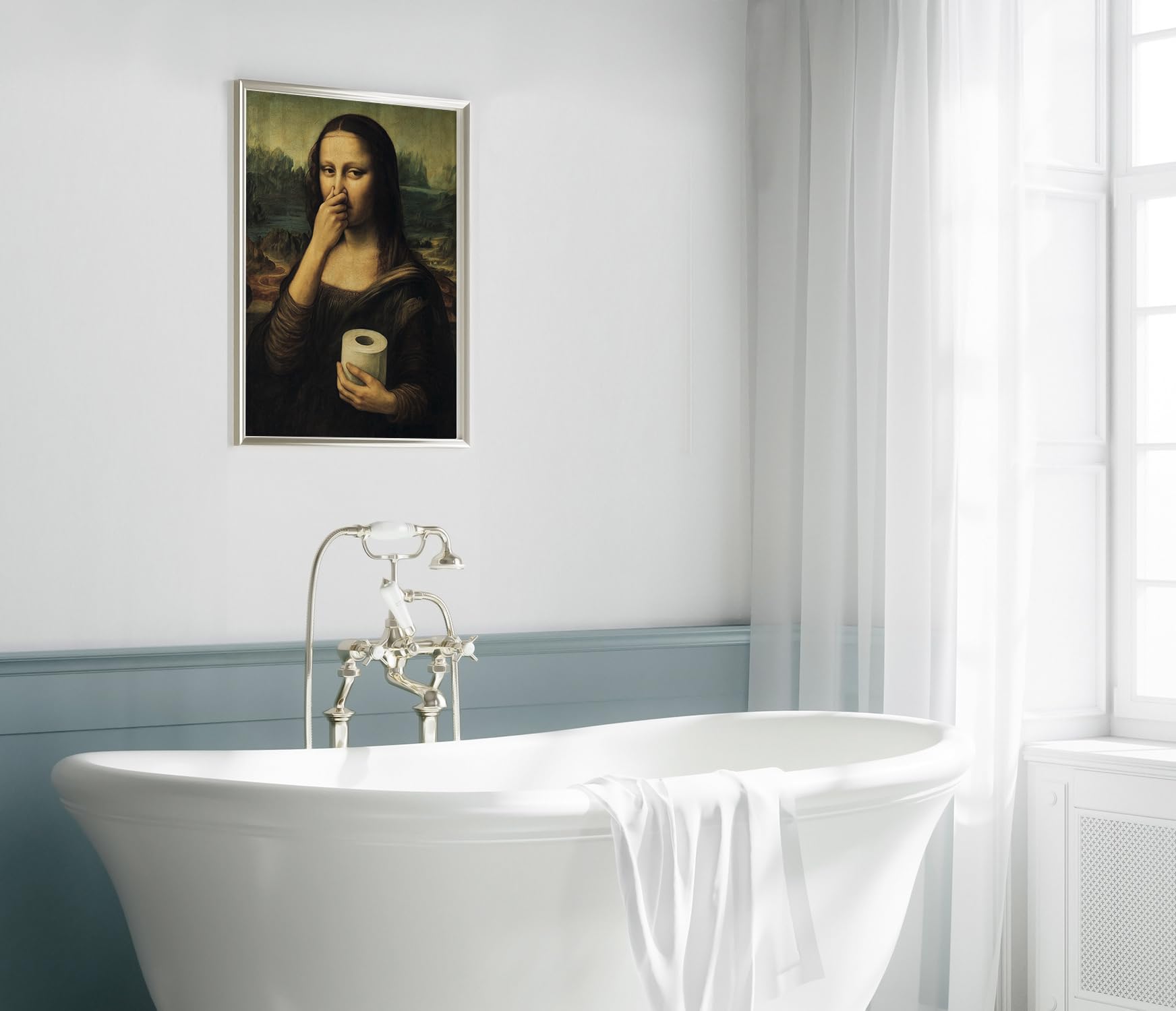 artpin® Badezimmer Poster – Lustige & moderne Wandbilder fürs WC und Bad