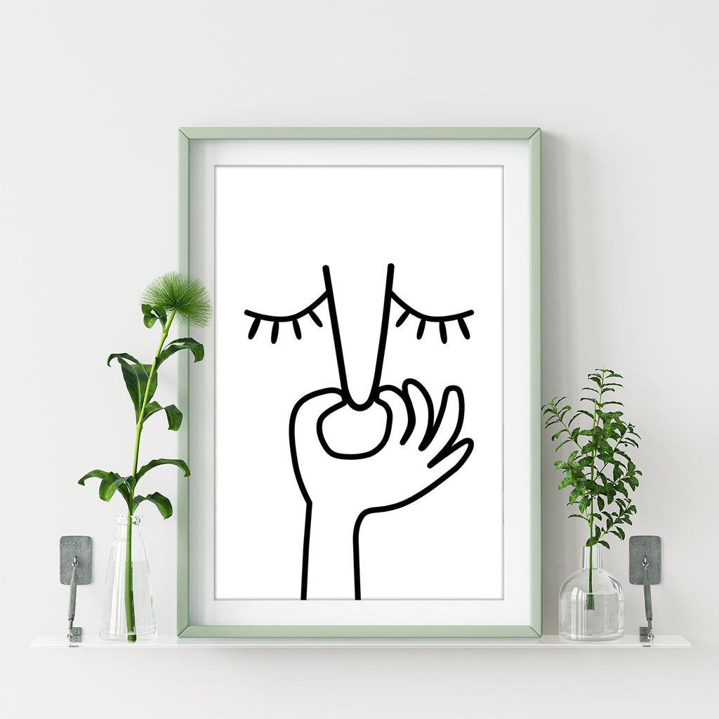 artpin® Badezimmer Poster – Lustige & moderne Wandbilder fürs WC und Bad