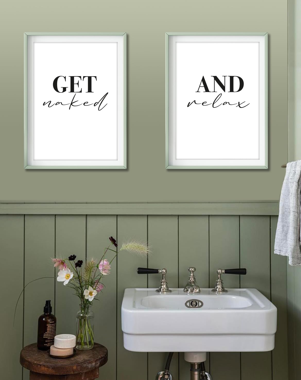 artpin® Badezimmer Poster – Lustige & moderne Wandbilder fürs WC und Bad
