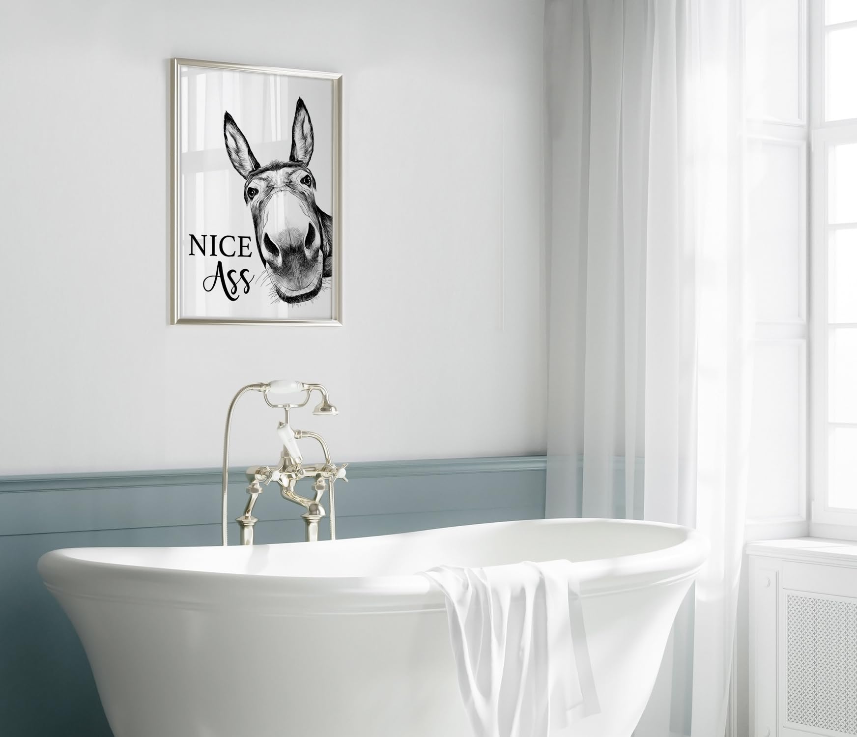 artpin® Badezimmer Poster – Lustige & moderne Wandbilder fürs WC und Bad