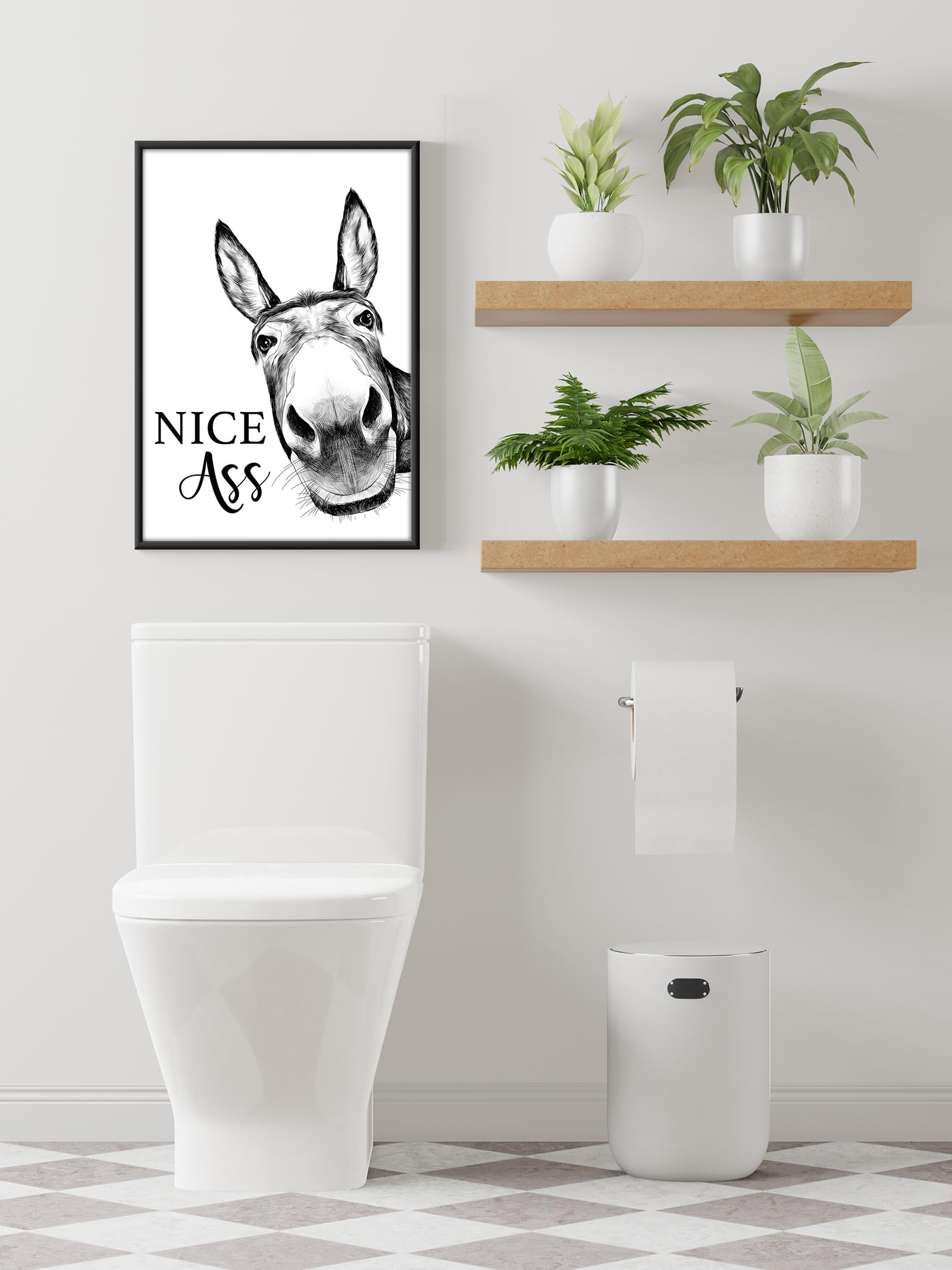 artpin® Badezimmer Poster – Lustige & moderne Wandbilder fürs WC und Bad