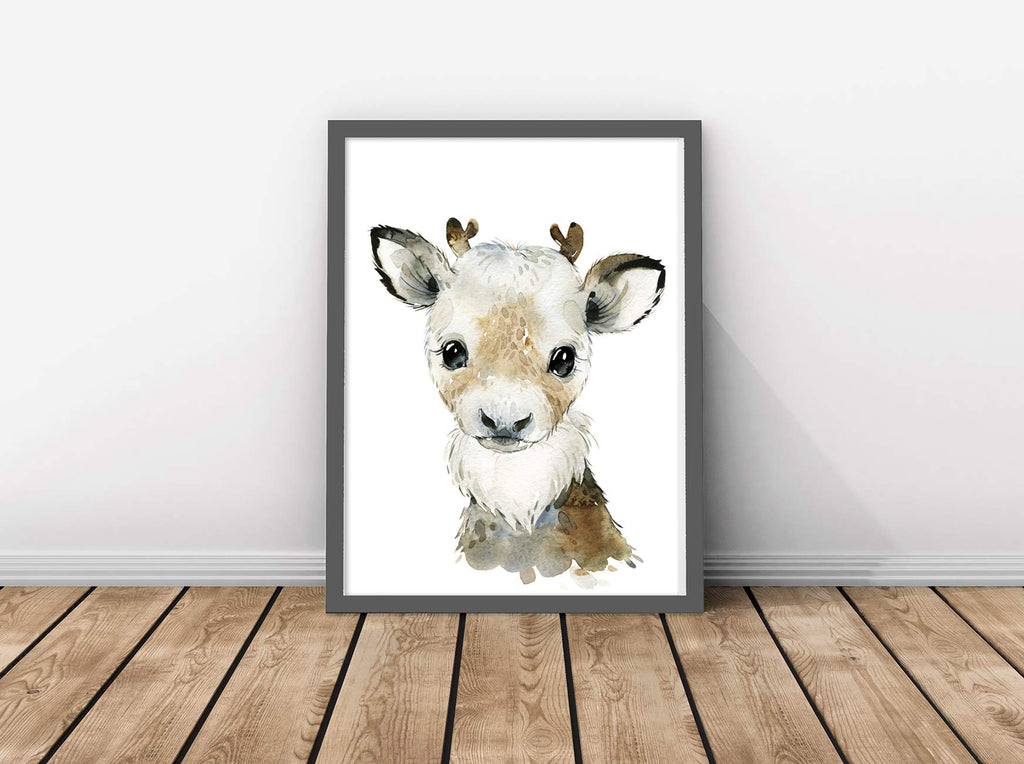 artpin® 4er Set Poster Kinderzimmer - A4 Bilder Babyzimmer - Deko Junge Mädchen