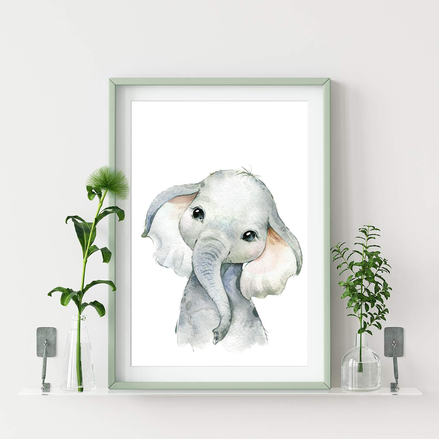 artpin® 4er Set Poster Kinderzimmer - A4 Bilder Babyzimmer - Deko Junge Mädchen