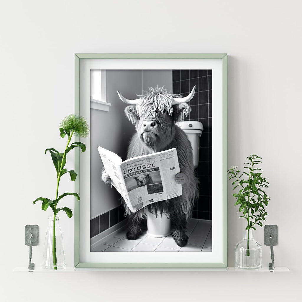 artpin® Badezimmer Poster – Lustige & moderne Wandbilder fürs WC und Bad
