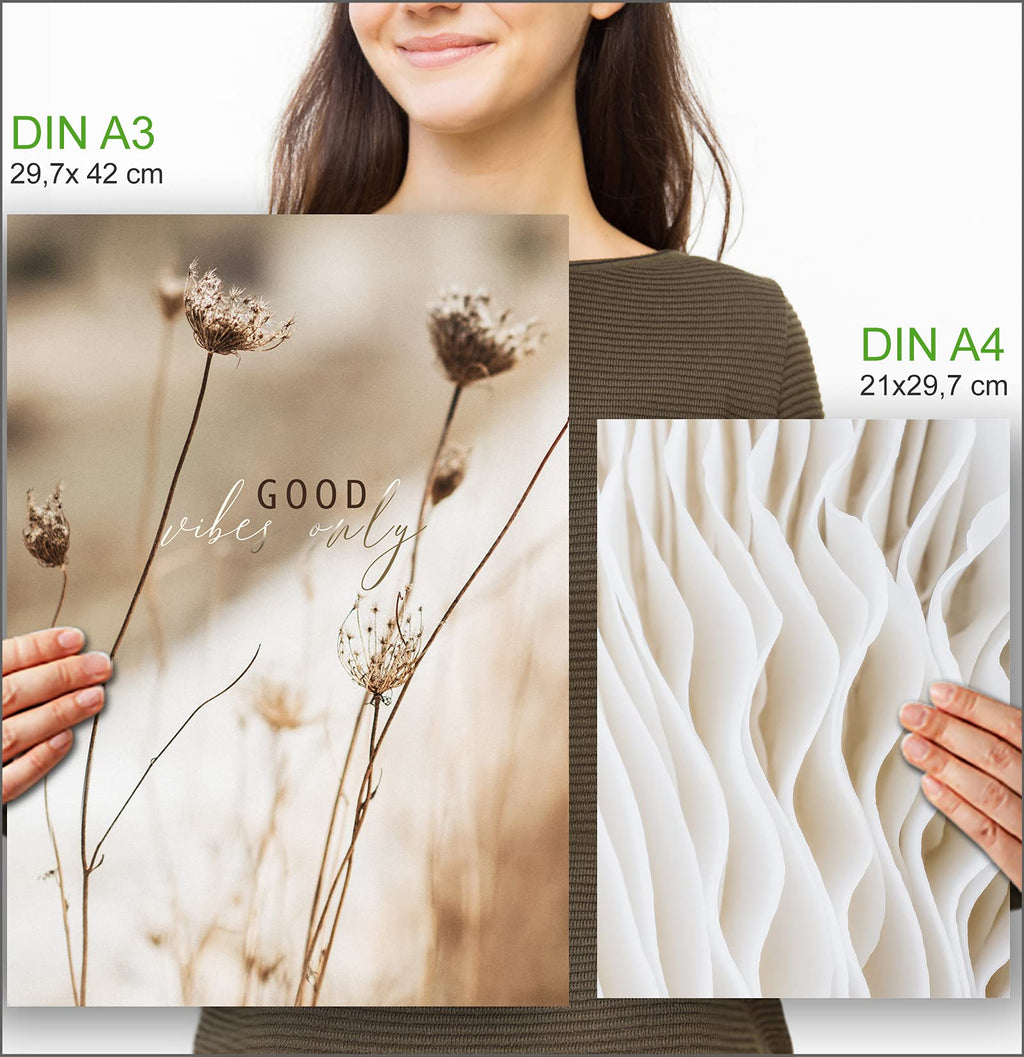 artpin® Moderne Poster Set - Bilder Wohnzimmer Deko Schlafzimmer - Bilderwand ohne Rahmen