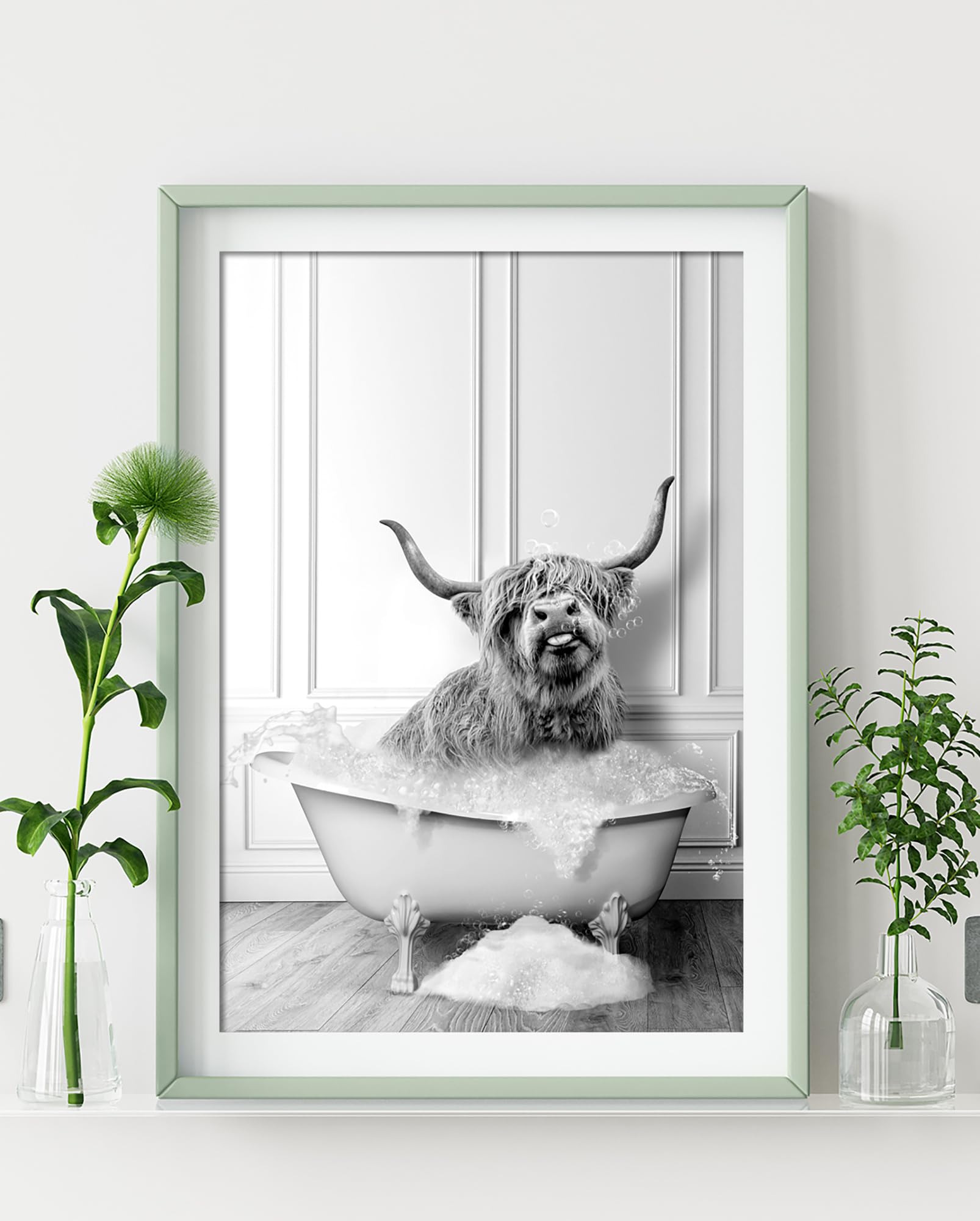artpin® Badezimmer Poster – Lustige & moderne Wandbilder fürs WC und Bad