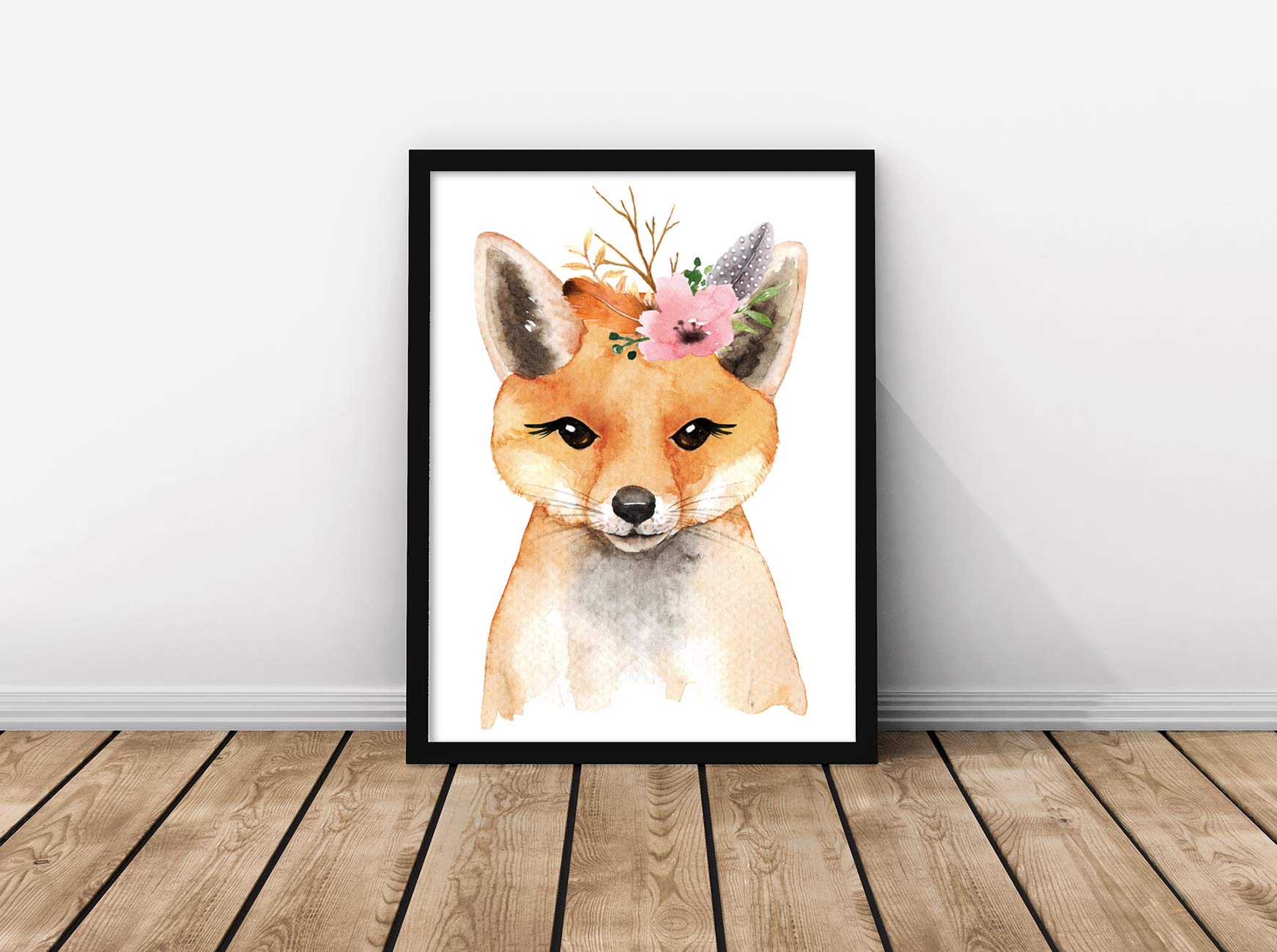 artpin® 6er Set Poster Kinderzimmer - A4 Bilder Babyzimmer - Boho Deko Mädchen Wandbilder P39