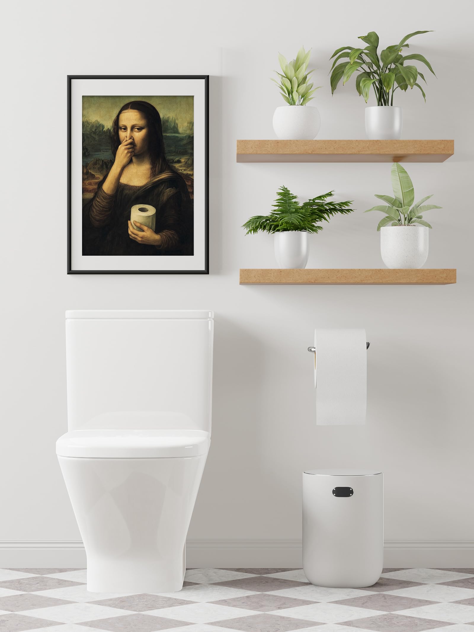 artpin® Badezimmer Poster – Lustige & moderne Wandbilder fürs WC und Bad