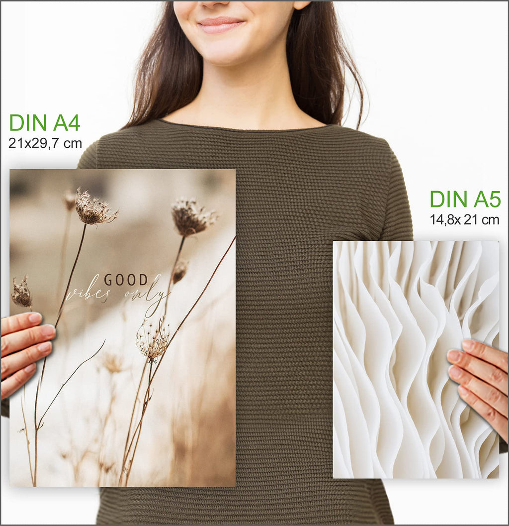 artpin® - Moderne Wandposter Set - Bilder Wohnzimmer Deko Schlafzimmer - ohne Rahmen