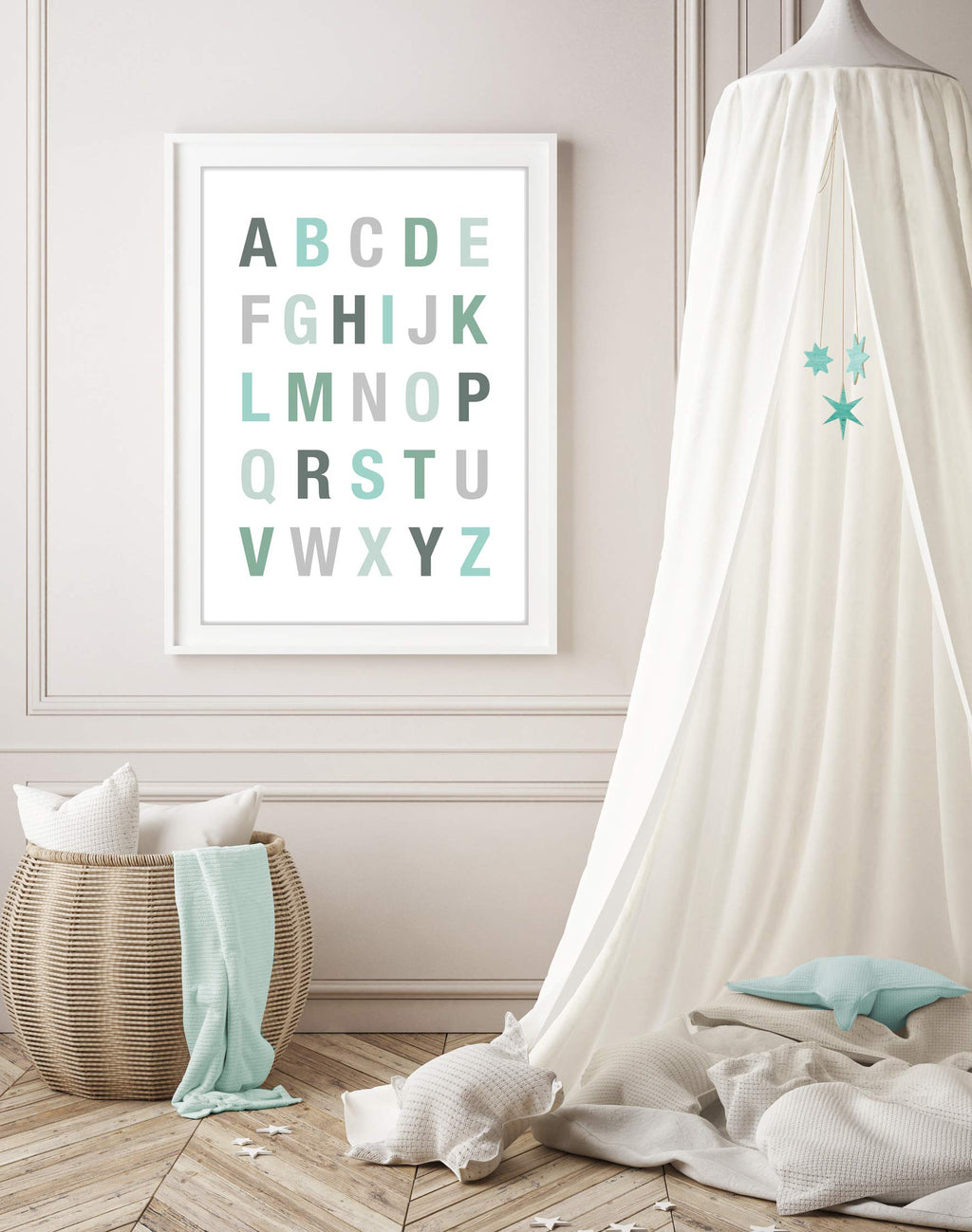artpin® Poster Set DIN A3 Bilder Kinderzimmer Deko Mädchen Junge - Babyzimmer Bilderwand 4x A3 & 2x A4
