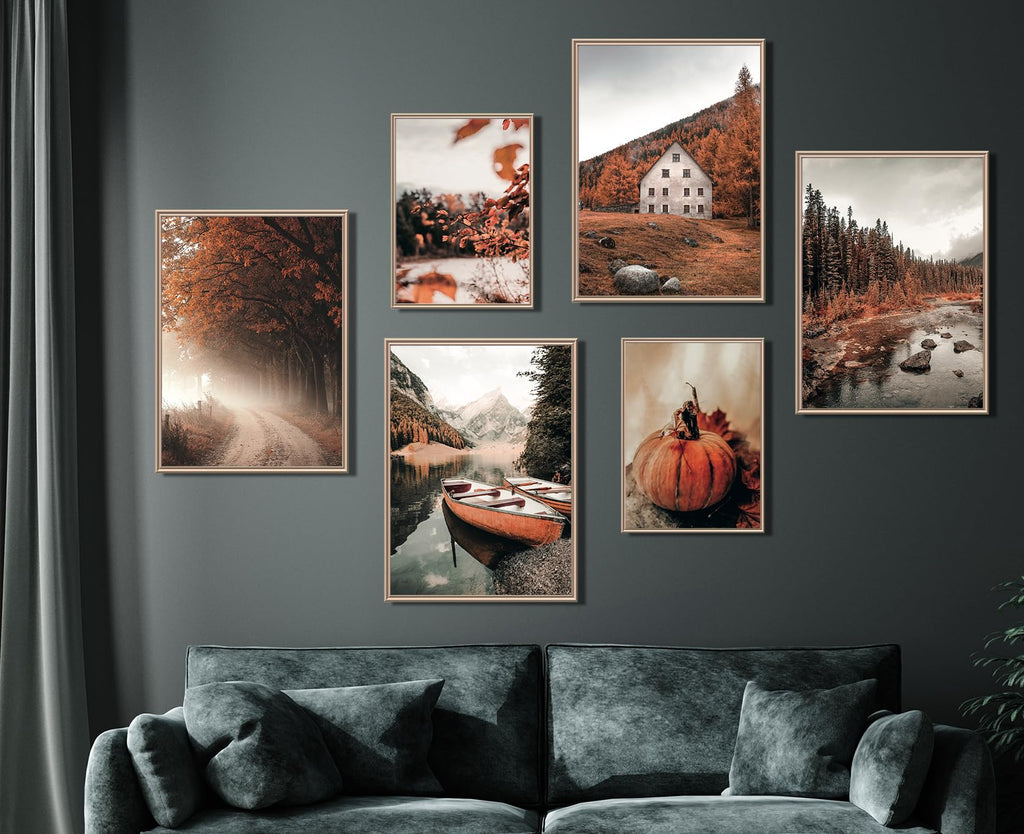 artpin® Moderne Poster Set - Bilder Wohnzimmer Deko Schlafzimmer - Bilderwand ohne Rahmen